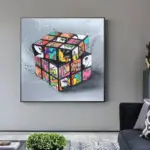 Magic Blocks Graffiti Art Canvas Painting on The Wall Posters and Prints Street Wall Art Picture 42dac2ce 97ee 4159 8798 bb66de71eac1