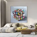Magic Blocks Graffiti Art Canvas Painting on The Wall Posters and Prints Street Wall Art Picture 95948be5 27d6 49e2 896b 0dafa92f7a5a