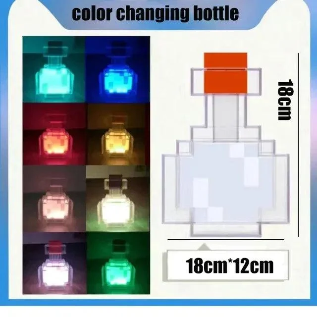 Magic Potion Lamp - Color Changing - Multicolor LED - Gift Idea - Collectible - 18x18 cm -  - #tag1#