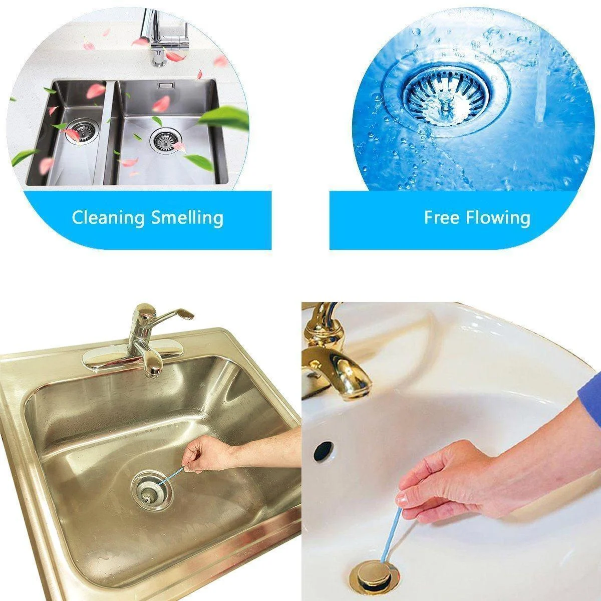 Magic Stick for Pipe Decontamination & Deodorization (12 PCS) -  - #tag1#