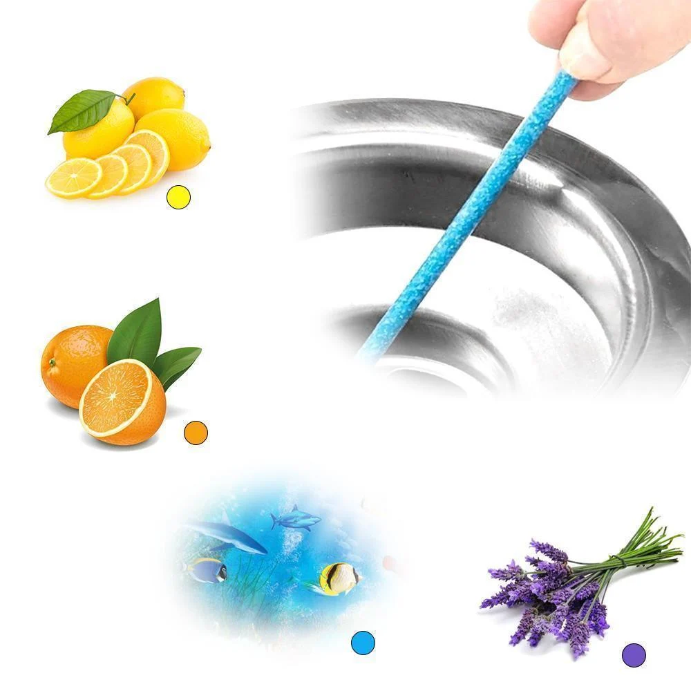 Magic Stick for Pipe Decontamination & Deodorization (12 PCS) -  - #tag1#