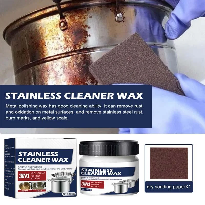 Magical Nano Stainless Steel Cleaning Paste Wax -  - #tag1#