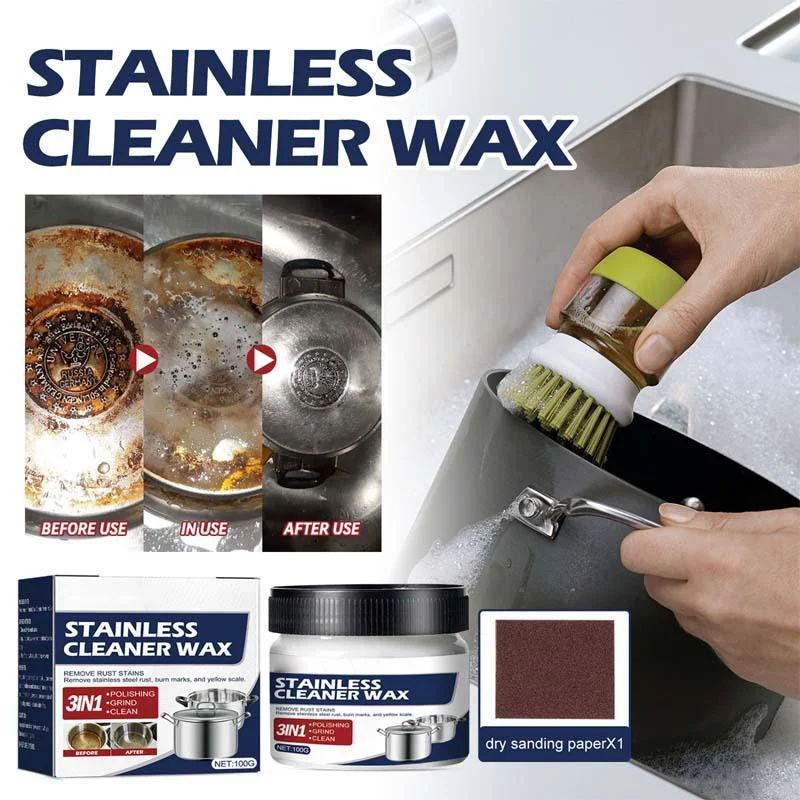 Magical Nano Stainless Steel Cleaning Paste Wax -  - #tag1#