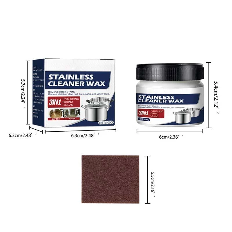 Magical Nano Stainless Steel Cleaning Paste Wax -  - #tag1#