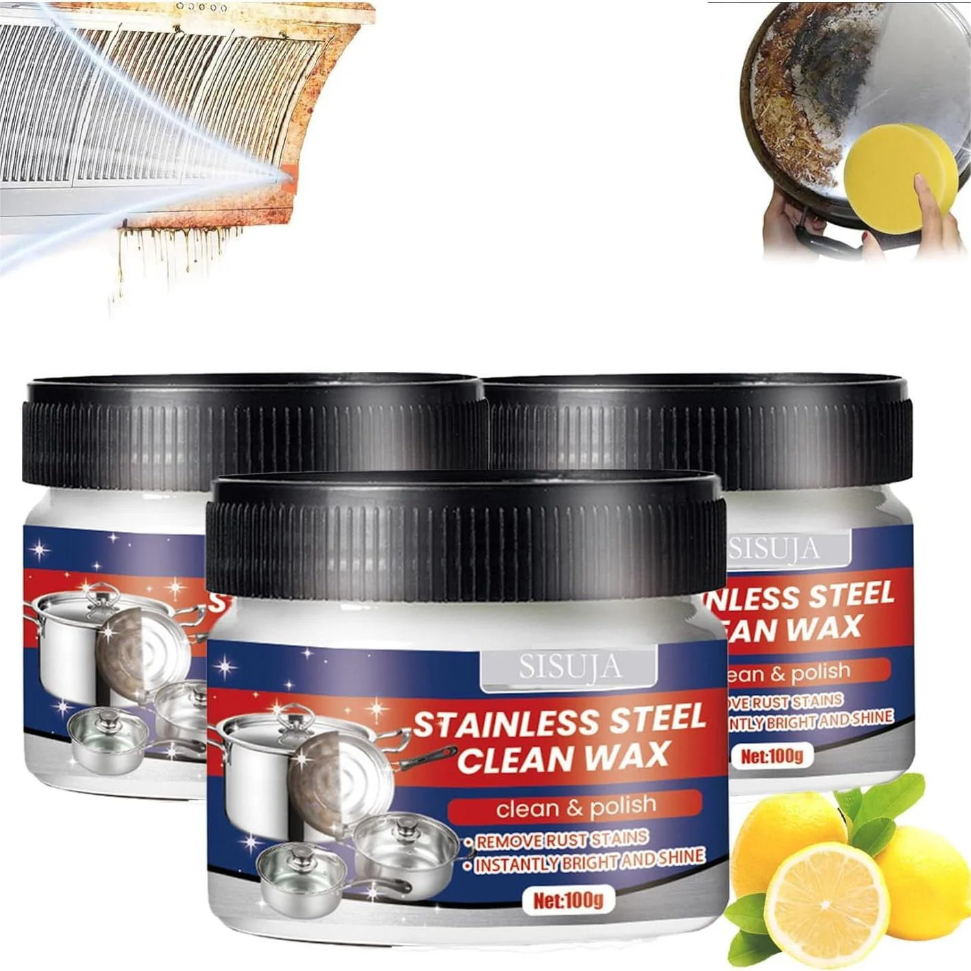 Magical Nano Stainless Steel Cleaning Paste Wax -  - #tag1#