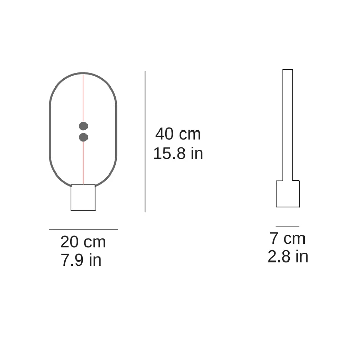 Magnet Light - Magnetic Table Lamp -  - #tag1#