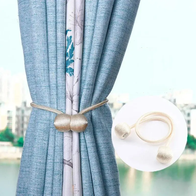 Magnetic Ball Curtain Tie tag1