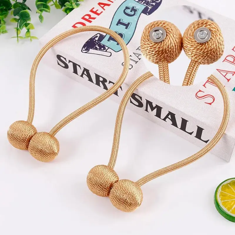 Magnetic Ball Curtain Tie tag1