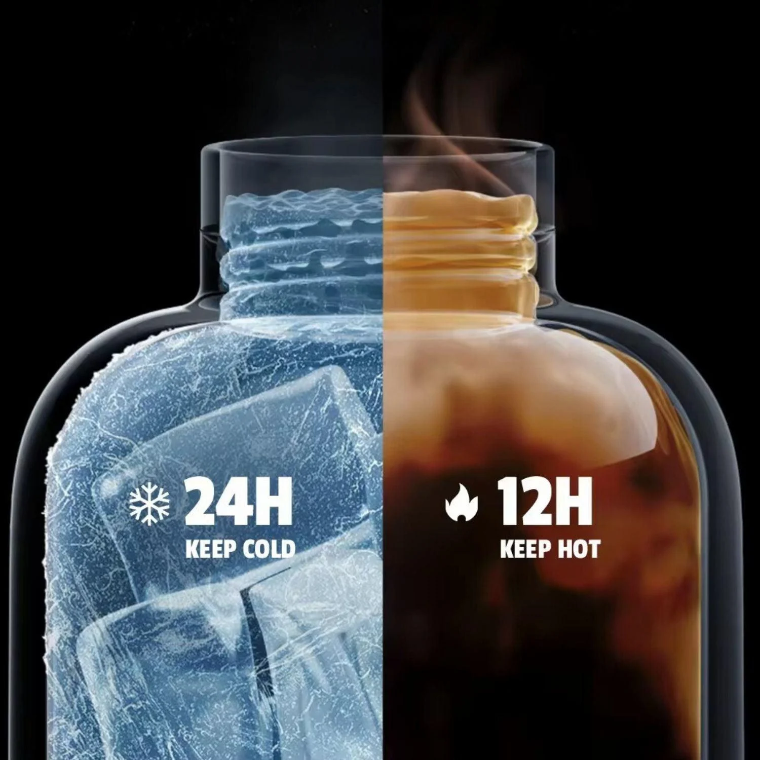 Magnetic Drinking Bottle with Phone Holder - Innovative and Convenient -  - #tag1#