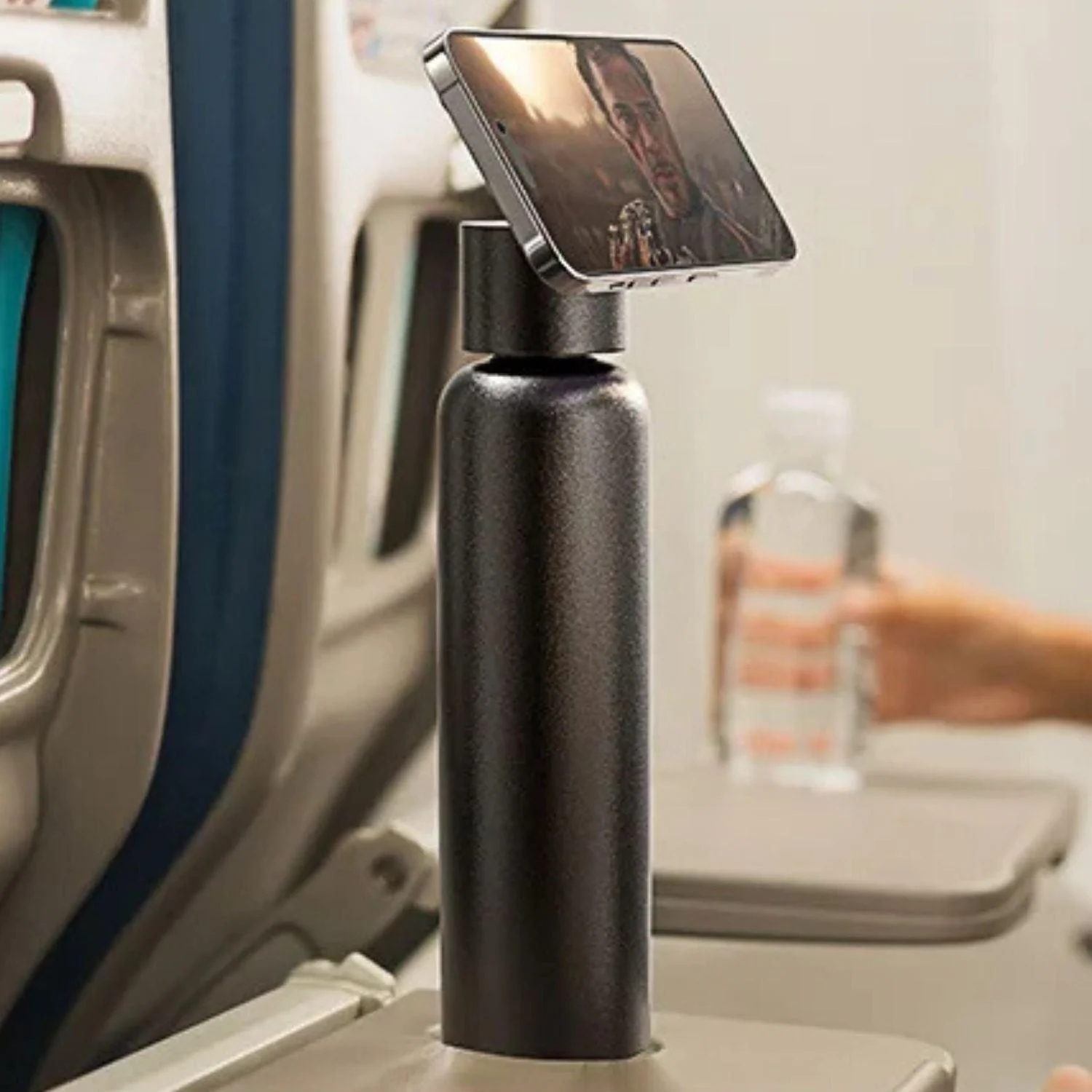Magnetic Drinking Bottle with Phone Holder - Innovative and Convenient -  - #tag1#
