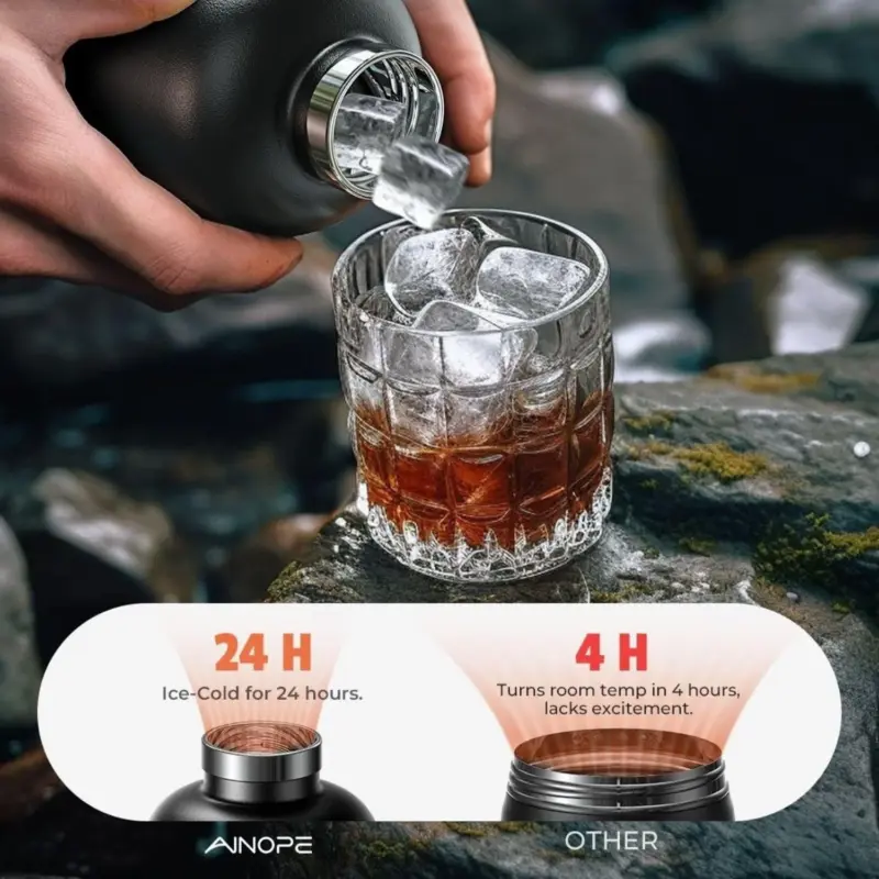 Magnetic Drinking Bottle with Phone Holder Innovative and Convenient tag1