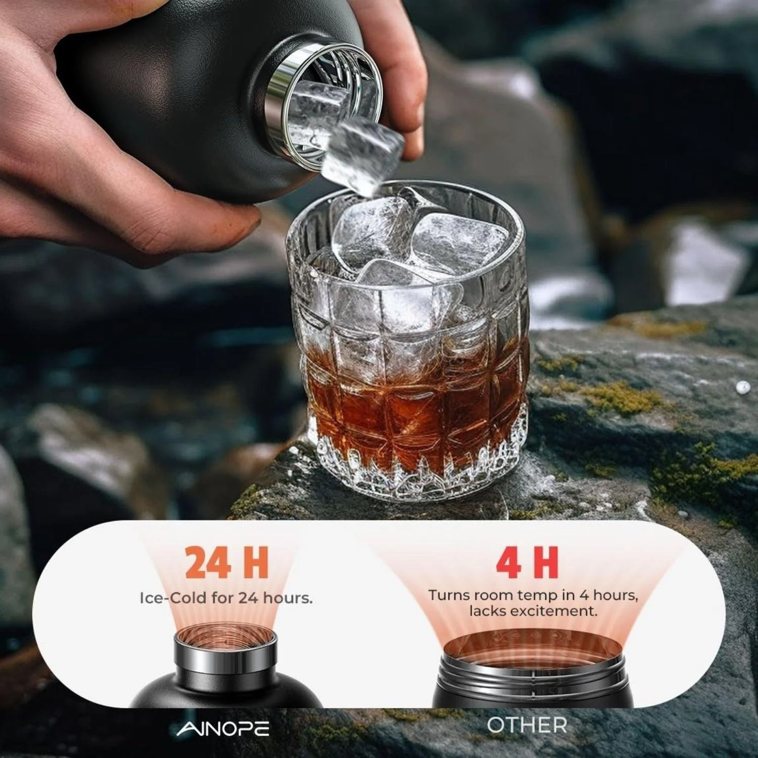 Magnetic Drinking Bottle with Phone Holder - Innovative and Convenient -  - #tag1#