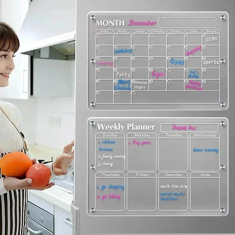 Magnetic Schedule Reusable Board -  - #tag1#