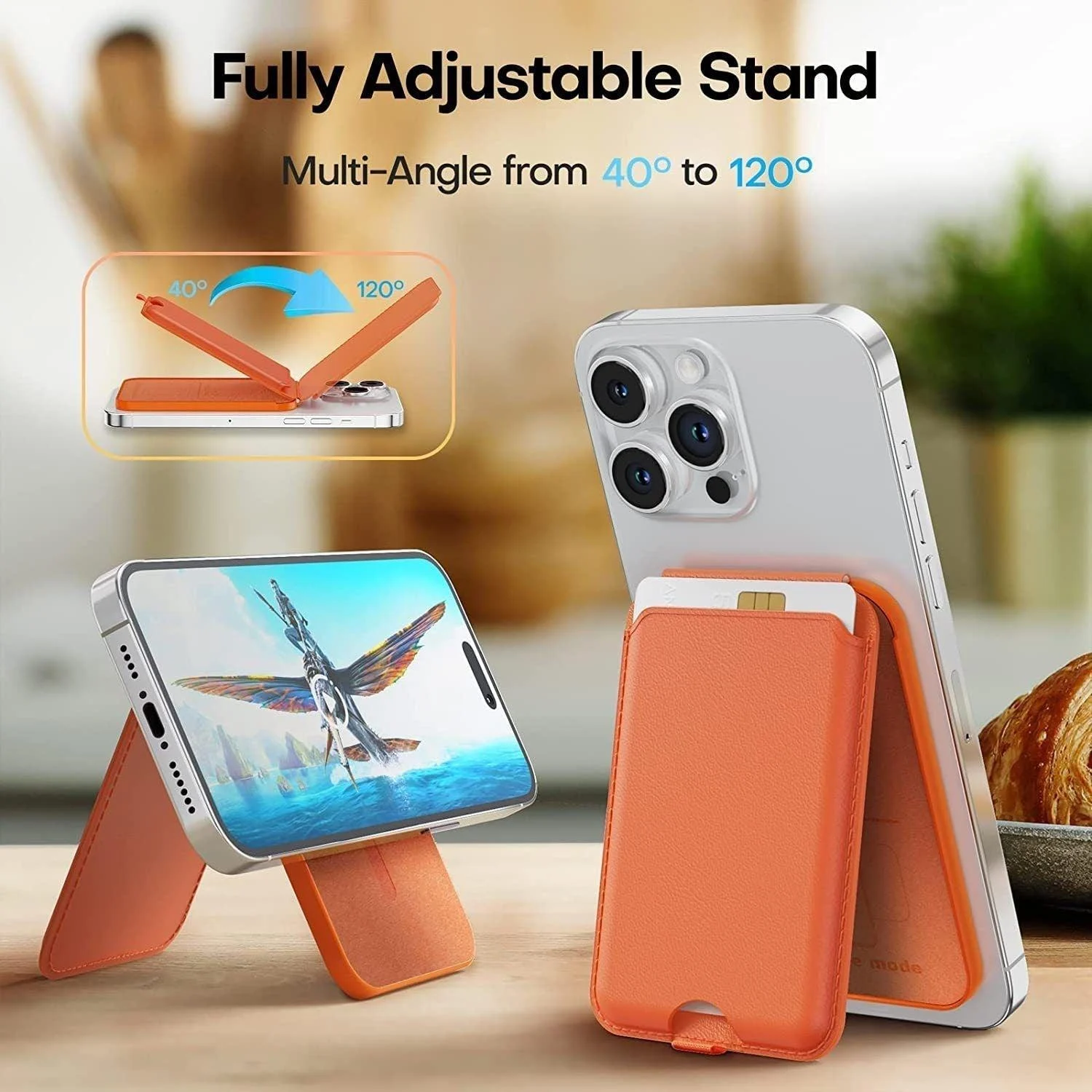 Magnetic Standard Wallet with Clip - Security and Convenience -  - #tag1#