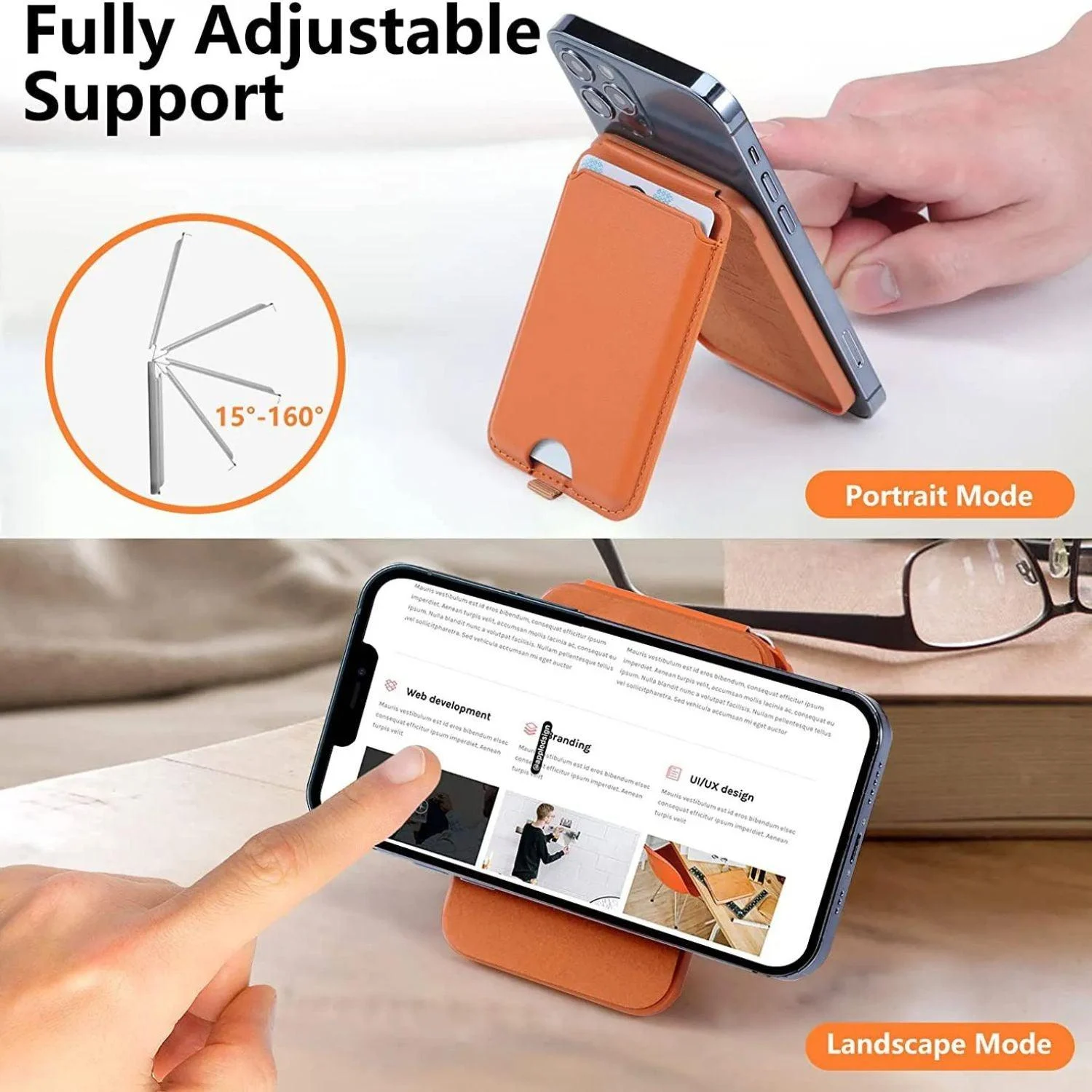 Magnetic Standard Wallet with Clip - Security and Convenience -  - #tag1#