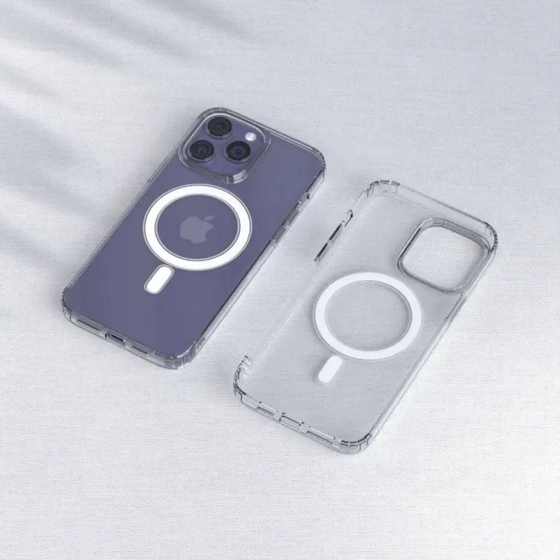 Magnetic Transparent Case Protective and Stylish tag1