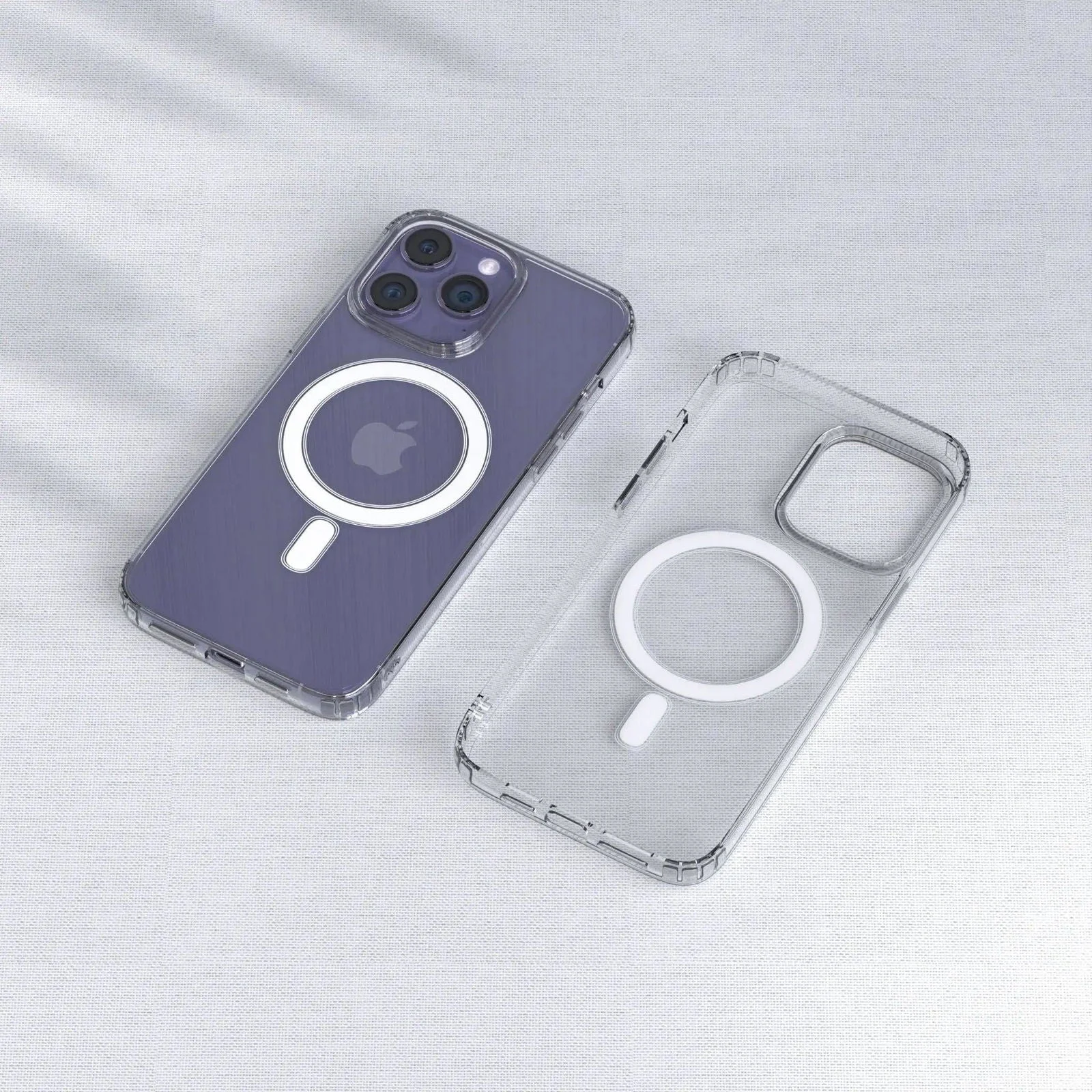 Magnetic Transparent Case - Protective and Stylish -  - #tag1#