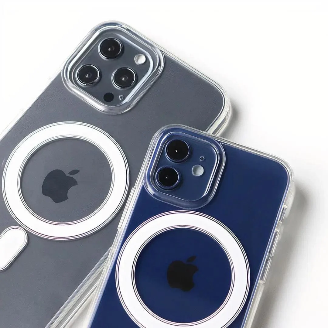 Magnetic Transparent Case - Protective and Stylish -  - #tag1#