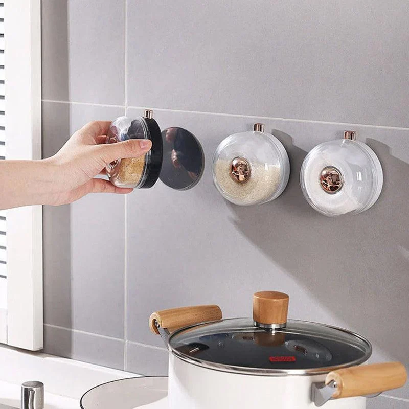 Magnetic Wall-mounted Seasoning Jar -  - #tag1#