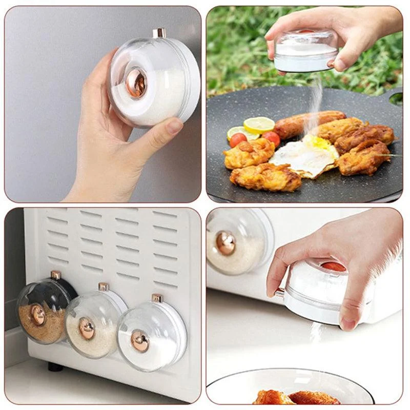 Magnetic Wall-mounted Seasoning Jar -  - #tag1#