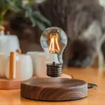 Magnetic levitation lamp Woonsupply floating glass LED lamp Magic lamp tag1