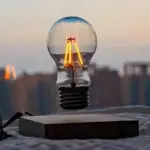 Magnetic levitation lamp Woonsupply floating glass LED lamp Magic lamp tag1