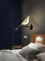 Magpie Bird Modern LED wall lamp tag1