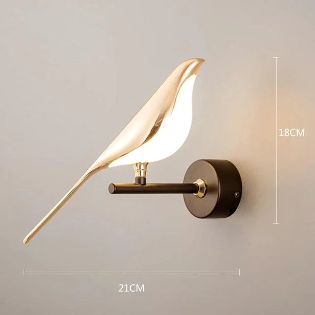 Magpie Bird Modern LED wall lamp -  - #tag1#