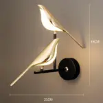 Magpie Bird Modern LED wall lamp tag1