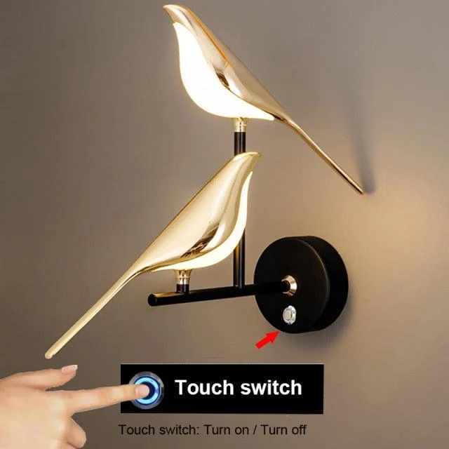Magpie Bird Modern LED wall lamp -  - #tag1#