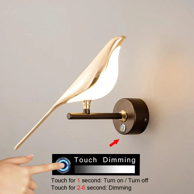 Magpie Bird Modern LED wall lamp -  - #tag1#