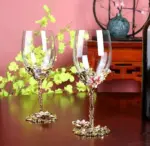 Maharaja Hand Blown Wine Goblets Decanter