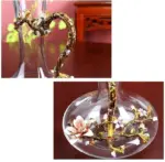 Maharaja Hand Blown Wine Goblets Decanter