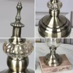 Mahogany_Metal_Glass_Vase_-_-4328227 Mahogany Metal Glass Vase