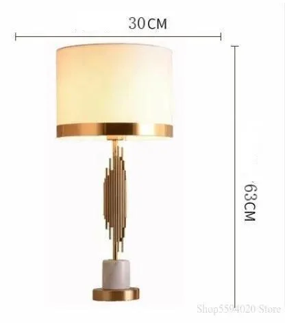 Mahogany Table Lamp -