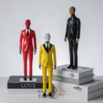 Male Model In Suit Hand Carfted Statue