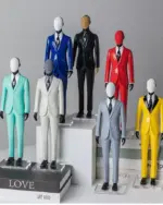 Male Model In Suit Hand Carfted Statue
