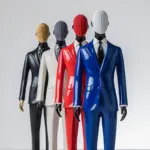 Male Model In Suit Hand Carfted Statue