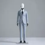 Male Model In Suit Hand Carfted Statue