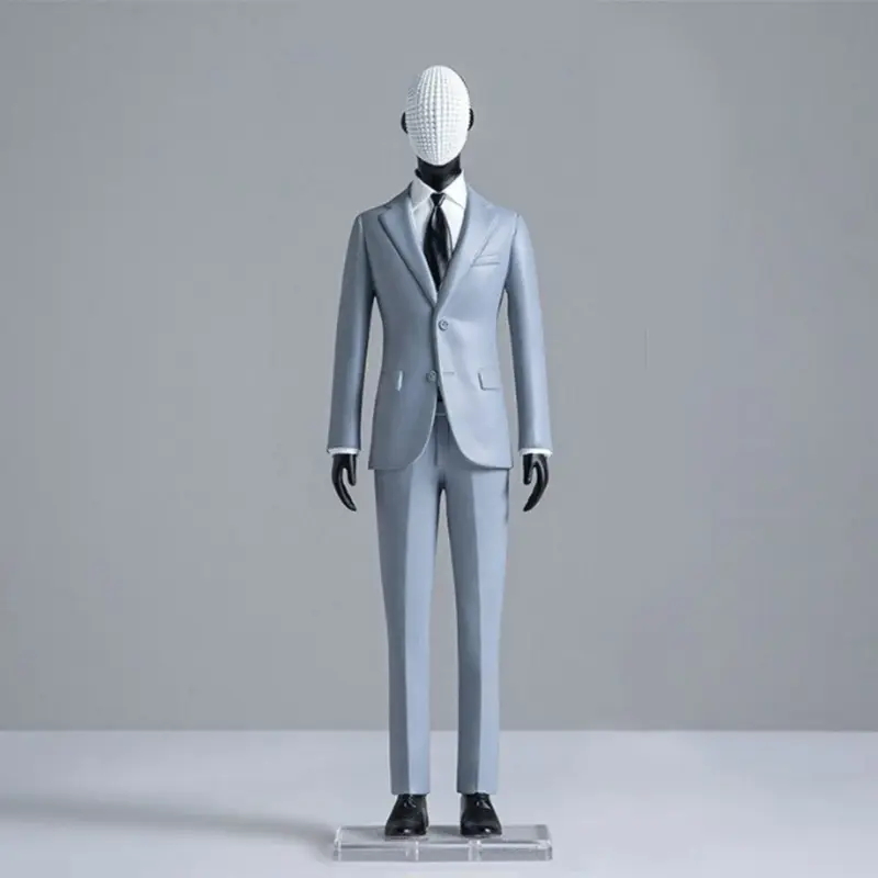 Male Model In Suit Hand Carfted Statue