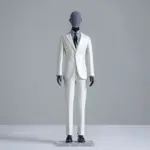 Male Model In Suit Hand Carfted Statue