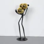 Man_and_Golden_Ball_Abstract_Figures_-_-4328719 Man and Golden Ball Abstract Figures