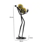 Man_and_Golden_Ball_Abstract_Figures_-_-4328725 Man and Golden Ball Abstract Figures