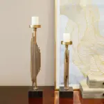 Manhattan_Candle_Holders_With_Marble_Base_-_-4328834 Manhattan Candle Holders With Marble Base