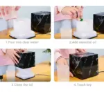 Marble-Grain-Ultrasonic-Air-Humidifier-Essential-Oil-Aromatherapy-Diffuser-200ml-for-Office-Home-Bedroom-Living-Room_61828373-d813-4909-ae2c-4f9abfb96ae9 Marble Grain Ultrasonic Air Humidifier Essential Oil Aromatherapy Diffuser 200ml for Office Home Bedroom Living Room 61828373 d813 4909 ae2c 4f9abfb96ae9