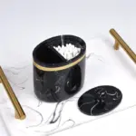 Marble Pattern Toothpick Holder Portable Cotton Swab Storage Box Toothpick Dispenser Container With Lid Home Living 751f24a5 e7cc 4228 99b0 4e0f285eeab2