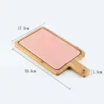 Marble Texture Platter With Gold Inlay Decorfaure