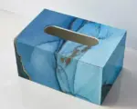Marble Wooden Tissue Holder Decorfaure