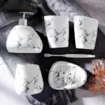 Marble Bliss 7 Piece Bathroom Set