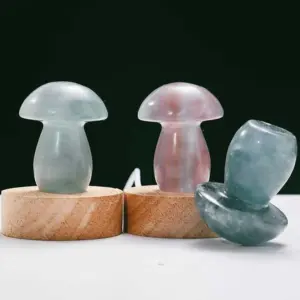 Marble Crystal Mushroom Lamp - 